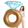 thumbnail image 1 of Anillo inflable de diamantes Jasonwell con forma de flotador para piscina para adultos y niños, 1 of 5