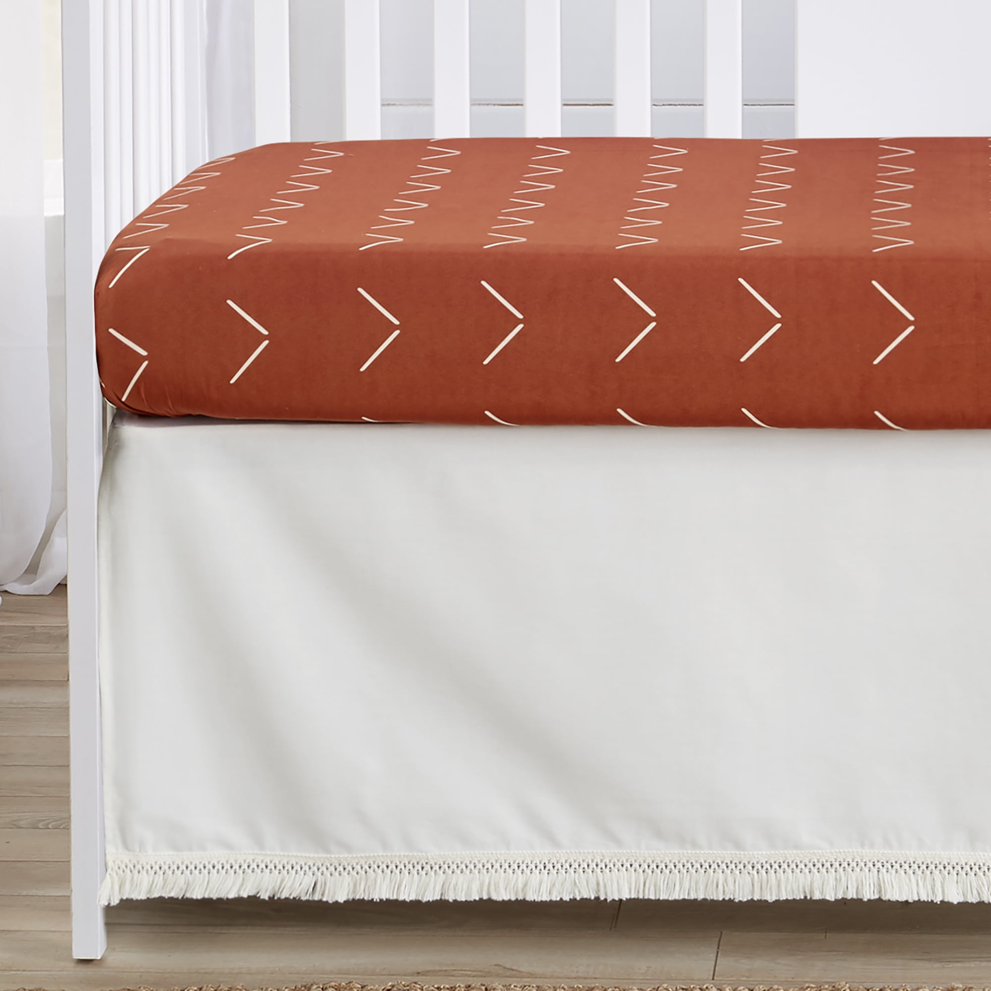 Burnt orange crib bedding hot sale