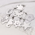 thumbnail image 4 of Uxcell 8 Pack Pesas para Manteles de Acero Inoxidable con Clips Metálicos Forma de Tortuga 5.5x7cm para Decoración de Picnic al Aire Libre Plata, 4 of 6