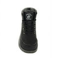 thumbnail image 4 of Beverly Hills Polo Club Boys Little Kids Lace-up Low Heel Hiking Boots - Black, 11, 4 of 7