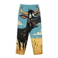 thumbnail image 7 of Fotbe Whimsical Cartoon Cow Women's Pajama Pants,Sleepwear Pants,Pj Bottoms Drawstring And Pockets-, 7 of 7
