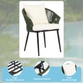 thumbnail image 4 of ALEAVIC 3-Piece Outdoor Rattan Patio Furniture Set, Outdoor Wicker Conversation Chair Sets with Coffee Table, 4 of 5