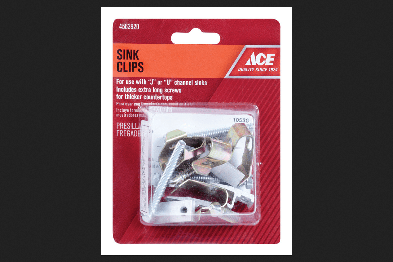 Ace Stainless Steel Sink Clip Kit