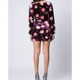 thumbnail image 2 of The Evelyn Wrapped Velour Dress, 2 of 4