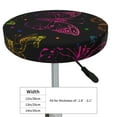 thumbnail image 2 of Uemuo Butterfly Pattern Round Bar Stool Seat Covers Washable Stool Cushion Slipcover Elastic Bar Chair Covers-, 2 of 7