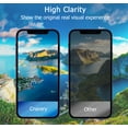 thumbnail image 4 of Cnarery Privacy Screen Protector for iPhone 12/ 12 Pro 2-pack, 9H True 28° Anti Spy Tempered Glass with Installation Frame, Case Friendly, 4 of 7