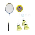 thumbnail image 3 of DYNWAVECA Badminton Solo Trainer Self Practice Kids Adults Parent Child Toy Badminton Training Self Training for Workout Indoor Playing Yellow 1pcs Racket, 3 of 10