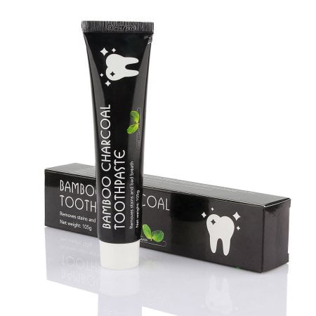 Bamboo Charcoal Toothpaste Teeth Whitening Black Remove Stains Bad