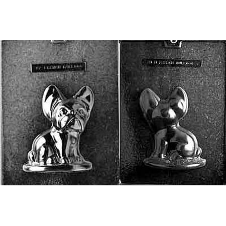Plaster Of Paris Molds - 2-Piece French Bulldog Chocolate Candy Mold SetUses: Chocolate, soap, plaster By CybrTrayd