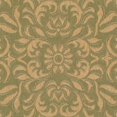 thumbnail image 4 of SAFAVIEH Courtyard Annie Floral Area Indoor/Outdoor Runner Rug, 2'3" x 6'7", Green/Natural, 4 of 5
