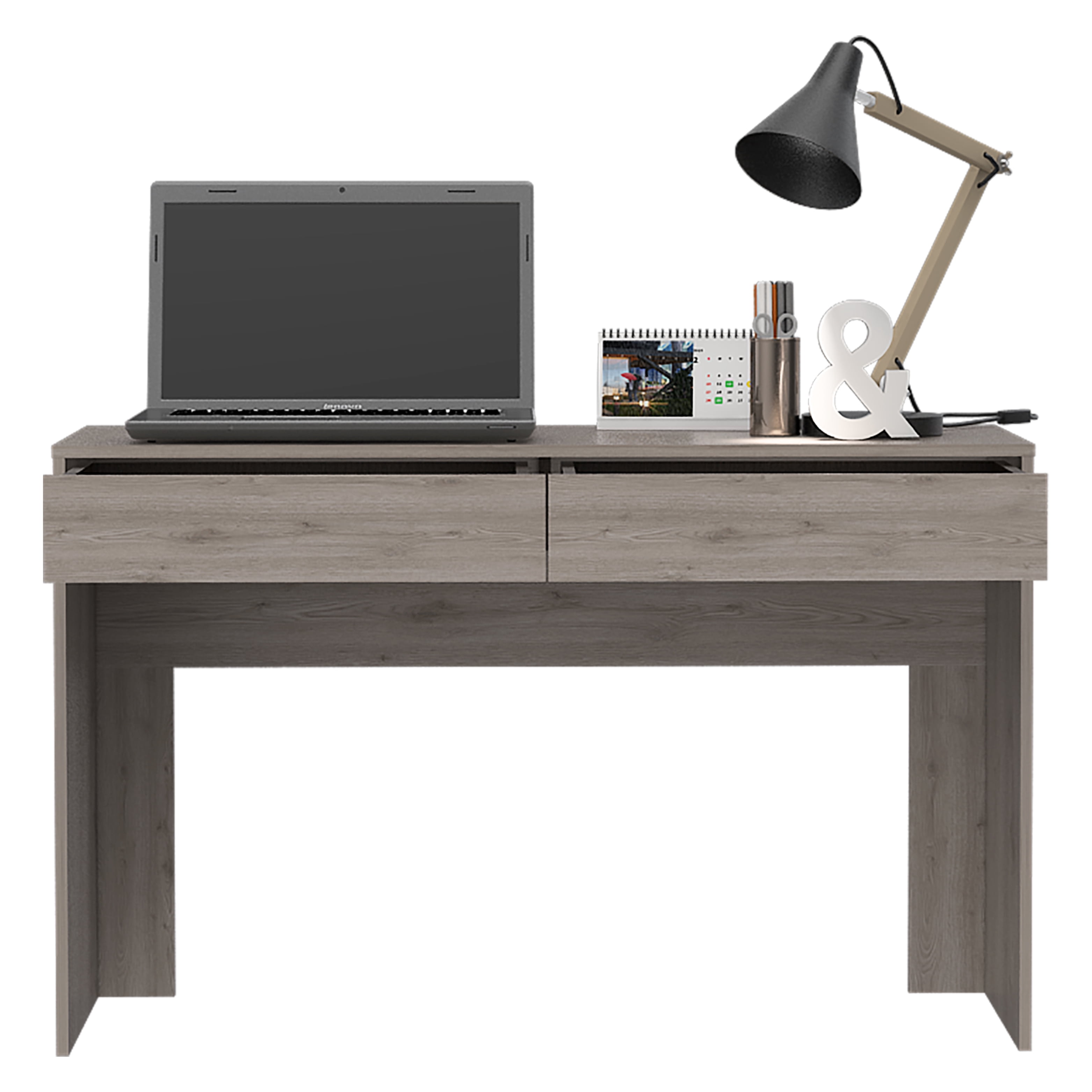 Astoutdoor Acre Writing Computer Desk with Two Drawers