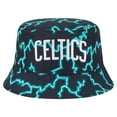thumbnail image 6 of Men's New Era Black/Light Blue Boston Celtics Summer Sun and Storm Reversible Bucket Hat, 6 of 7