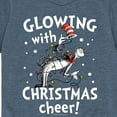 thumbnail image 3 of Cat in the Hat - Glowing Christmas Cheer - Toddler And Youth Short Sleeve Graphic T-Shirt, 3 of 5
