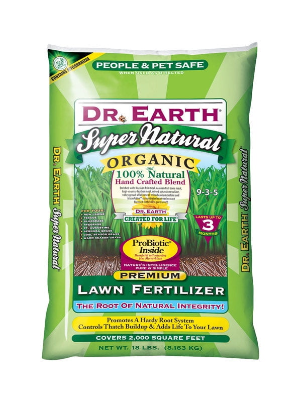 Dr. Earth 699 18 lb. Super Natural Organic 9-3-5 Fertilizer, 2000 sq