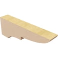 thumbnail image 5 of 2"W x 12"D x 4"H Thin Ridgewood Rough Cedar Woodgrain TimberThane Corbel, Primed Tan, 5 of 6