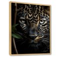 thumbnail image 2 of Designart "Portrait Silent Cheetah Stalk I" Animals Floater Framed Canvas Print, 2 of 7