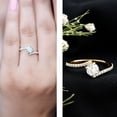 thumbnail image 3 of Certified Lab Grown Diamond Promise Engagement Ring - EF-VS Quality, 14K Yellow Gold, US 3.50, 3 of 8