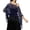 Navy, variant on DFEK Elegant Women's Evening Shawl with Sparkling Sequins Moon Design for Formal Dress and Occasions Navy One Size