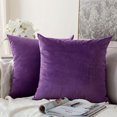 thumbnail image 4 of PENGXIANG Pillow Covers for Sofa Car with Invisible Zipper Pillow Cases for Backyard Balcony  Living Room Office Cafe - Royal Blue, 4 of 6