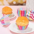 thumbnail image 6 of BRIGHTFUFU Baking Cups Colorful Easy To Muffins Wedding 200Pcs 2.75X2.75X1.18In, 6 of 8