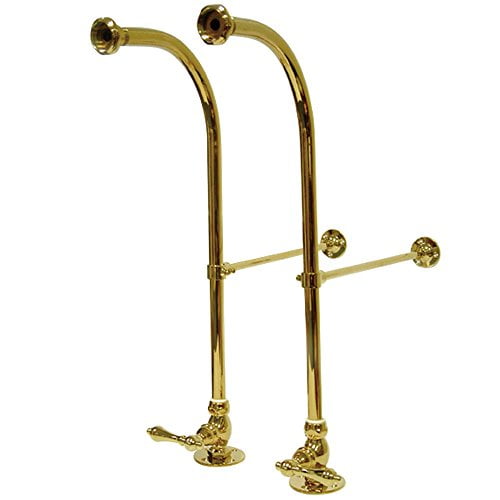 Kingston Brass Vintage Rigid Freestanding Supply Lines with Shut-Off Valves