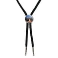 thumbnail image 1 of I Dream of a World Where Chickens can Cross the Road Without Motives Questioned Funny Humor Western Southwest Cowboy Necktie Bow Bolo Tie, 1 of 4
