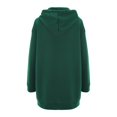 thumbnail image 5 of Vedolay Hoodless Sweatshirts for Women Fashion 2023 Tie Dye Pullover Sweatshirts Zip up Hoodie Y2k Green,M, 5 of 5