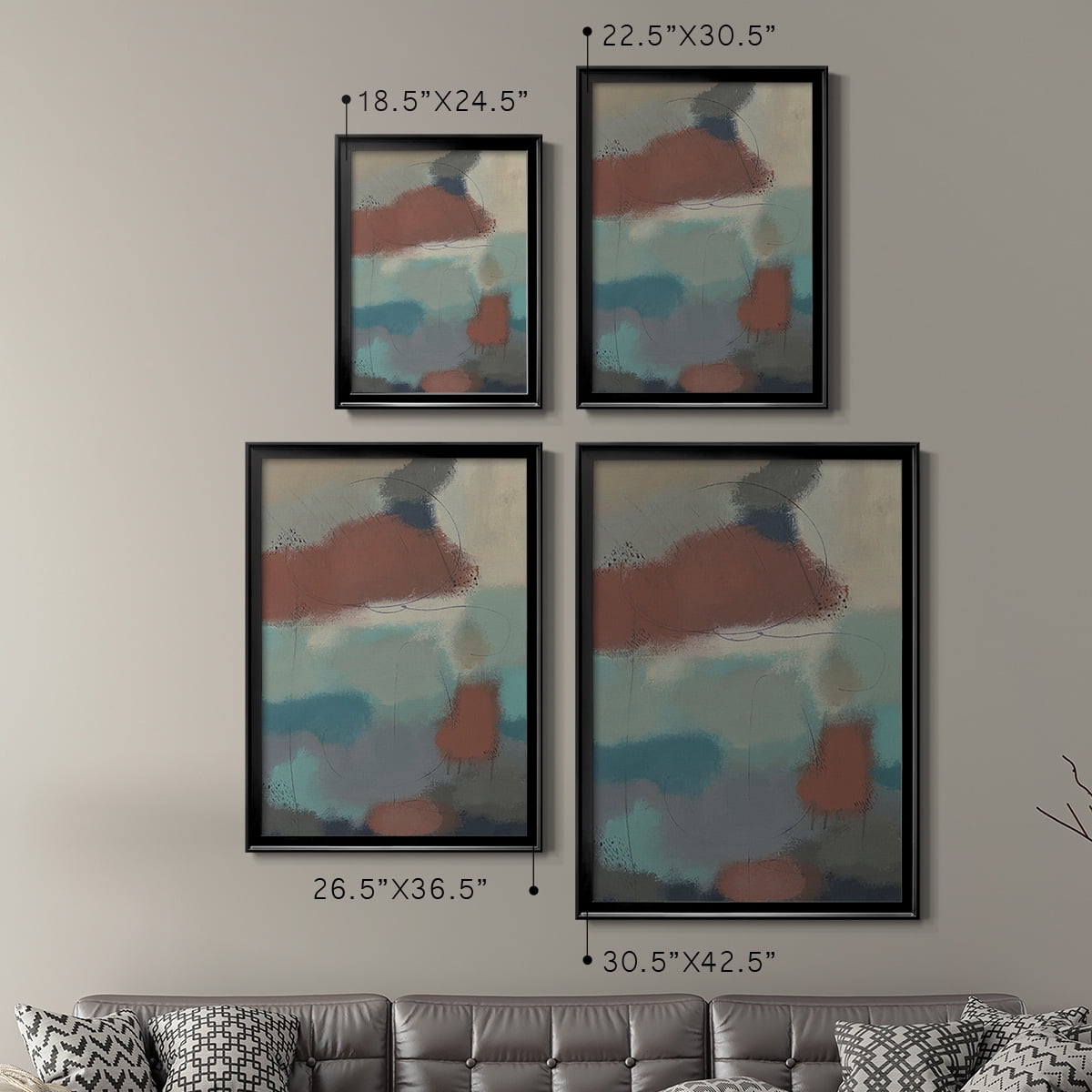 Floating By II Premium Framed Print, in Gold, Black, or Silver - Ready to Hang