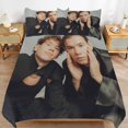 thumbnail image 1 of Marcus Martinus Durable Fabric Breathable Texture Soft Handling Sleep Set Duvet Cover Sets Guest Room Use, 1 of 5