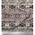 thumbnail image 1 of Soimoi Crepe Silk Fabric Floral & Paisley Decorative Print Fabric by The Yard 42 Inch Wide, 1 of 1