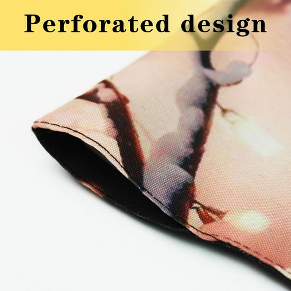 Lighted Christmas Garden Flag, Christmas Garden Flag, 12×18 inch Led Christmas Yard Flag, Double Sided Christmas Santa Claus Garden Flag for Outside Yard Garden Lawn Decoration