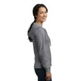 thumbnail image 3 of District Women's Fitted Jersey Full-Zip Hoodie. DT2100, 3 of 6