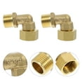 thumbnail image 3 of Copper Connector Elbow Industrial Piping Systems 2Pcs 1.57X1.38X0.75 Inch, 3 of 5