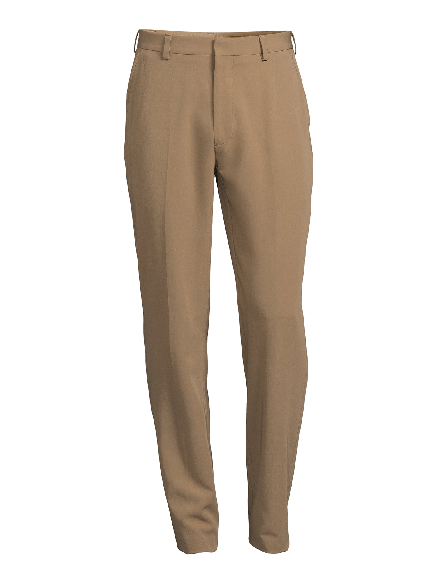 George Men's and Big Men's Premium Comfort Flat Front Suit Pants 