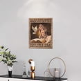 thumbnail image 2 of Christian Jesus Dove Scriptures Decor Wall Art Christ Hand of God Bible Cross Religious Prayer Pictures Wall Decor Canvas Painting Prints Artwork Decorations Framed for Church Bathroom Bedroom 12"x16", 2 of 6