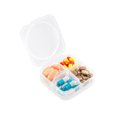 thumbnail image 1 of Pill Box Weekly Organizer with Independent Sealing Buckles Design Pill Container Large Capacity Transparent Case for Travel And Home, 1 of 8