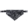 thumbnail image 1 of Washable Comfortable Adjustable For Small,Middle,Large Dog Cute With Collar Walking Dog Supplies Pet Accessories Dogs Bandana Pet Triangle Towel Cats Scarf BLACK M, 1 of 8