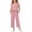 Pink, variant on Fnooota Girls Outfit Sets Short Sleeve, Casual 2 Piece Summer T-shirts and Pants Set Pink Size 7-8 T