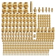 thumbnail image 1 of Tuerca de Inserción de Latón Moleteada con Termofusible para Impresora 3D M2/M2.5/M3//M5/M6 345 Piezas con 7 Puntas de Inserción Termoendurecibles para, 1 of 7