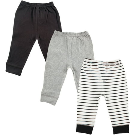 Baby Boy Pants with Tapered Cuff, 3-Pack