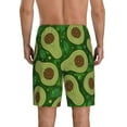 thumbnail image 3 of Fotbe Big Colorful Avocados Pajama Shorts for Men, Men's Pajama Bottoms, Sleepwear,Short Pajama Pants-XX-Large, 3 of 9