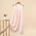 thumbnail image 4 of Bixock Women's Nightgown Sleeveless Sleepwear V Neck Racerback Sleep Dress Loose Lightweight Casual Nightshirts Pajamas Dress, 4 of 5