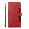 thumbnail image 5 of Compatible with iPhone 15 Pro Max Wallet Case with Credit Card Holder, Flip Folio Book PU Leather Vintage Phone Case Shockproof Multifunctional Cover Women Men for iPhone 15 Pro Max, Red, 5 of 6