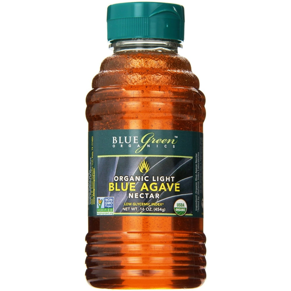 Blue Green Agave Nectar, Light Blue, 16 Oz - Walmart.com - Walmart.com