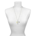 thumbnail image 3 of Delight Jewelry Silvertone Yellow Lightning Bolt Always My Mother Bar Zoe Necklace, 3 of 4