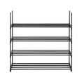 thumbnail image 4 of Ktaxon 8 Tiers Metal Shoe Rack Shoe Shelf 40 Pairs Portable Closet Shoe Storage Organizer Free Standing Shoe Tower Stand for Entryway Hallway Living Room, Black Finish, 4 of 10