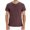 Coffee, variant on Mens Shirts Summer Men's Solid Color Round Neck Half Button Casual Short Sleeve T-Shirt