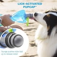 thumbnail image 3 of Vapur | Portable & Foldable Dog Water Bottle | Ez Lick | Collapsible Leak Proof Pet Water Dispenser for Walking, Camping, Hiking, & Travel!, Whiteout, 3 of 5