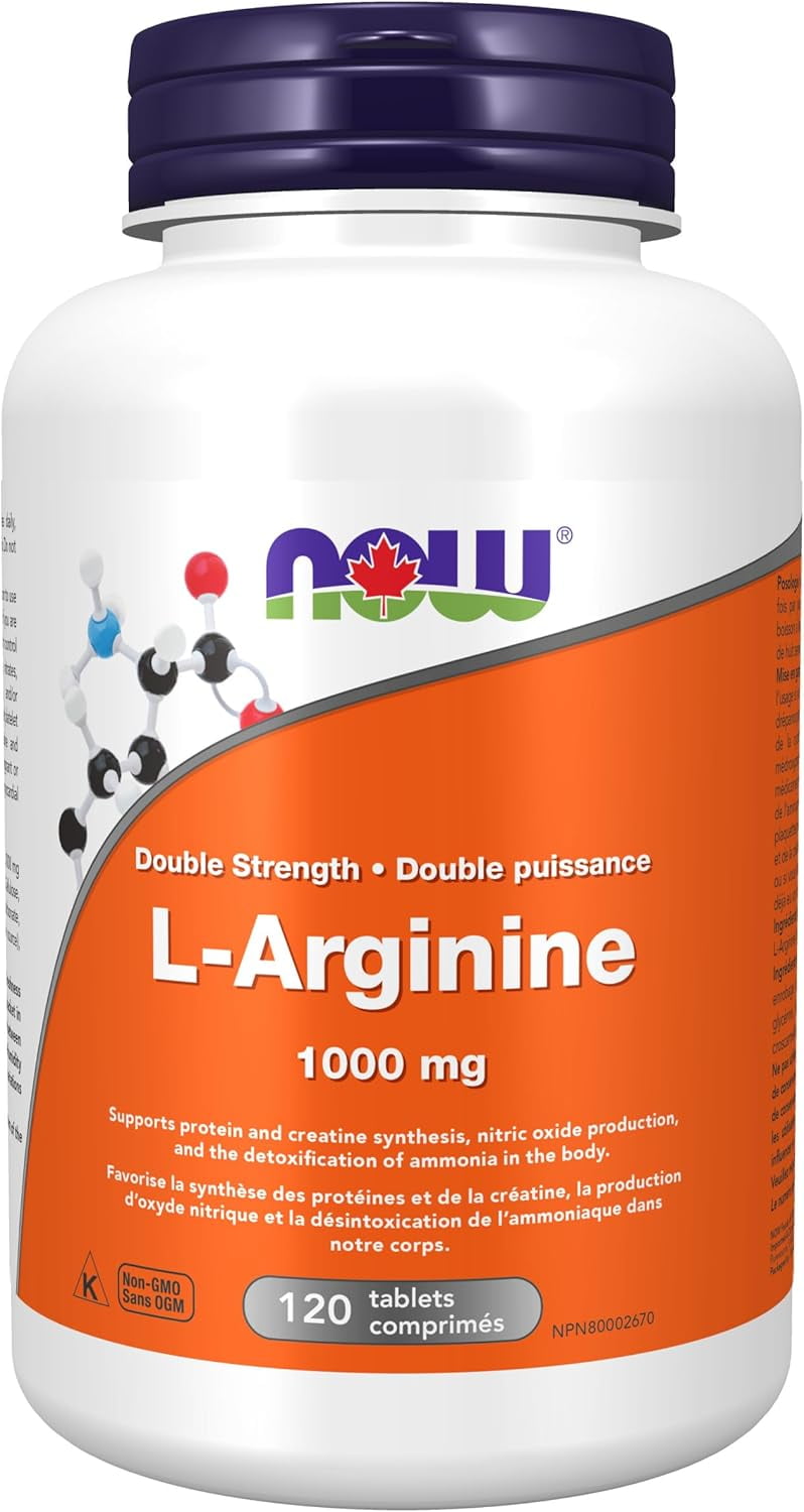 Now Foods - L-Arginine 1000mg Tabs, 120 Tablets