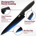 thumbnail image 6 of LDC Lux Decor Collection 7-Piece Rust Resistant Stainless Steel Kitchen Knife Set, 6 of 9